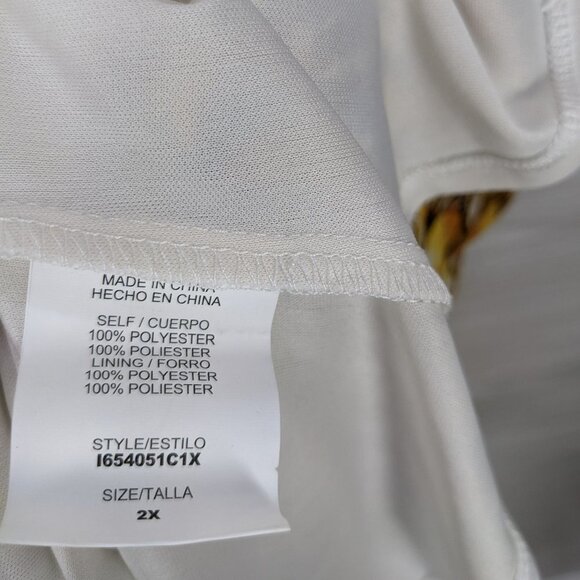 AUW 2X Flutter Sleeve Dress - Picture 4 of 5